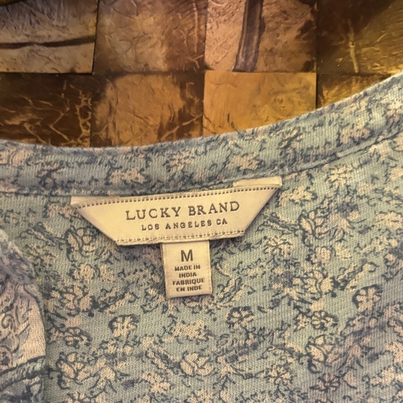 Lucky Brand Heather blue V-Neck Tee - Picture 4 of 4